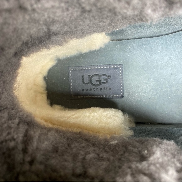 UGG Stellah‎ Claw Graffiti Fur Lined Hightop Sneakers Short Boots Womens 8 DISC - Picture 11 of 14